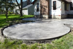 concrete patio construction