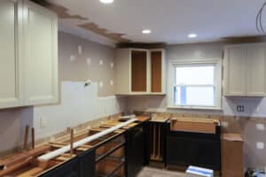 installing new kitchen